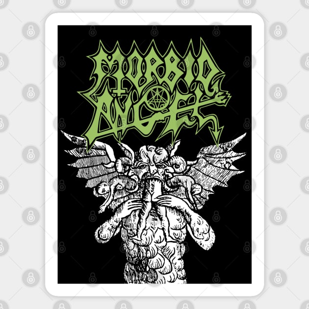 Morbid Angel "European Sickness Tour" Tribute Magnet by lilmousepunk